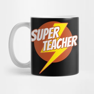 Super Teacher - Funny Teacher Superhero Lightning Edition Mug